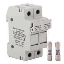 Montare pe șină DIN pentru sisteme eoliene și solare, Întrerupător miniatural cu protecție la scurtcircuit și suprasarcină, Descărcător de