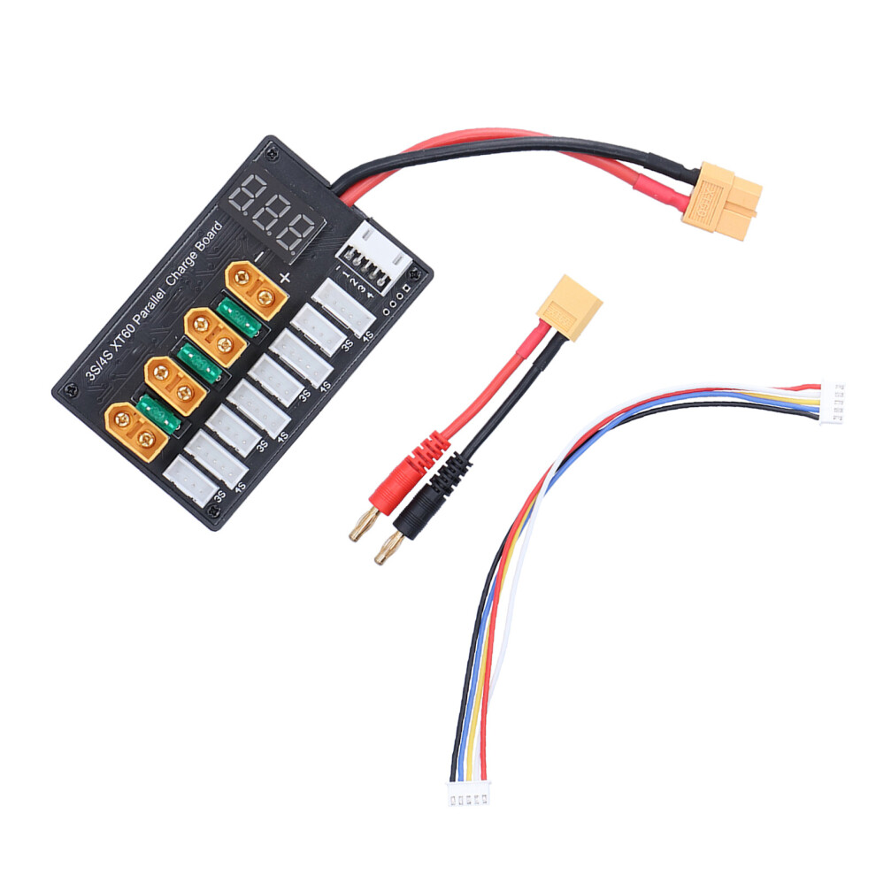 Charging Board 3S/4S Xt60 20A Cycle Voltage Display For Balance Chargers 6901377733512