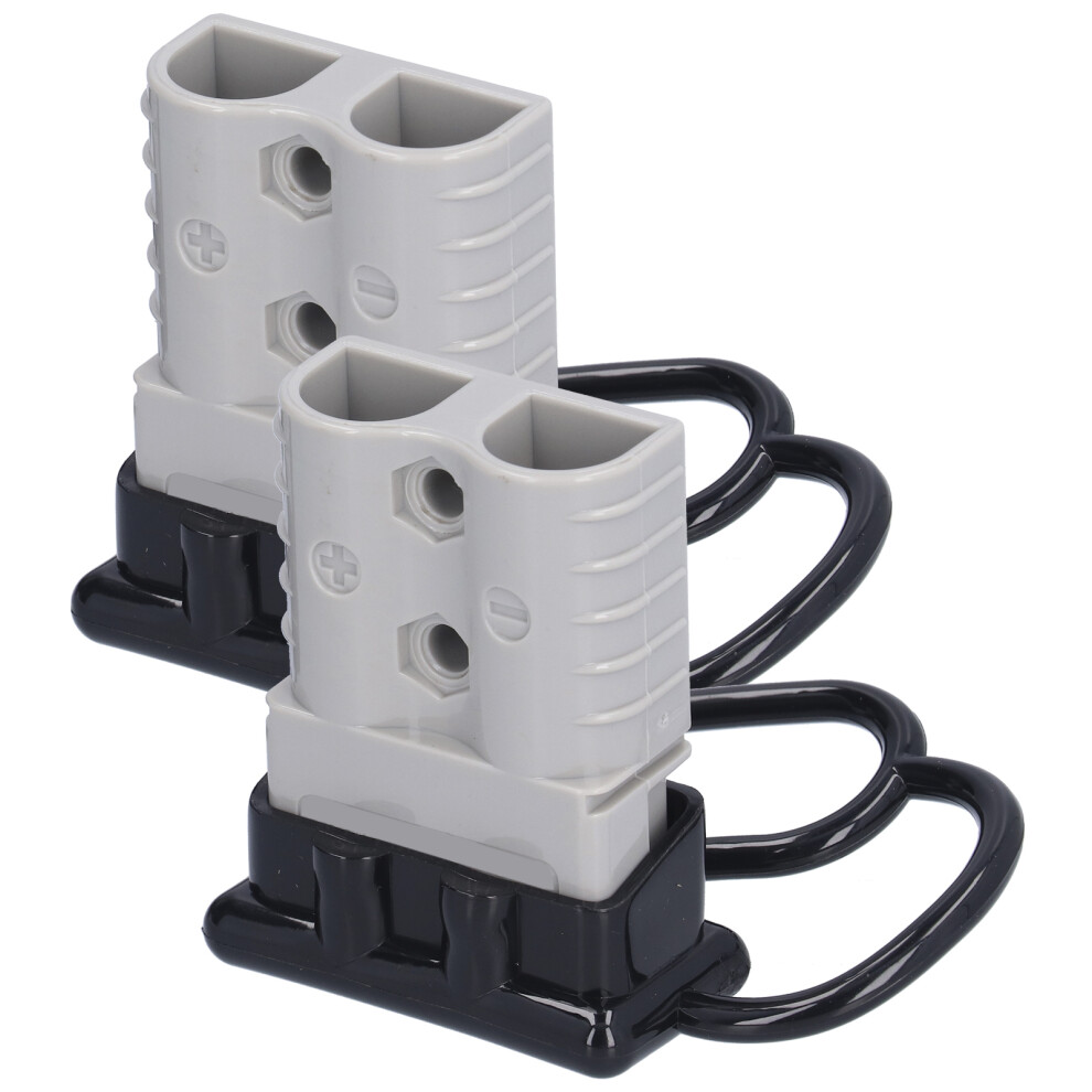 120A 600V Power Connector Â Durable Lithium Battery Quick Disconnect Gray 8321377683491