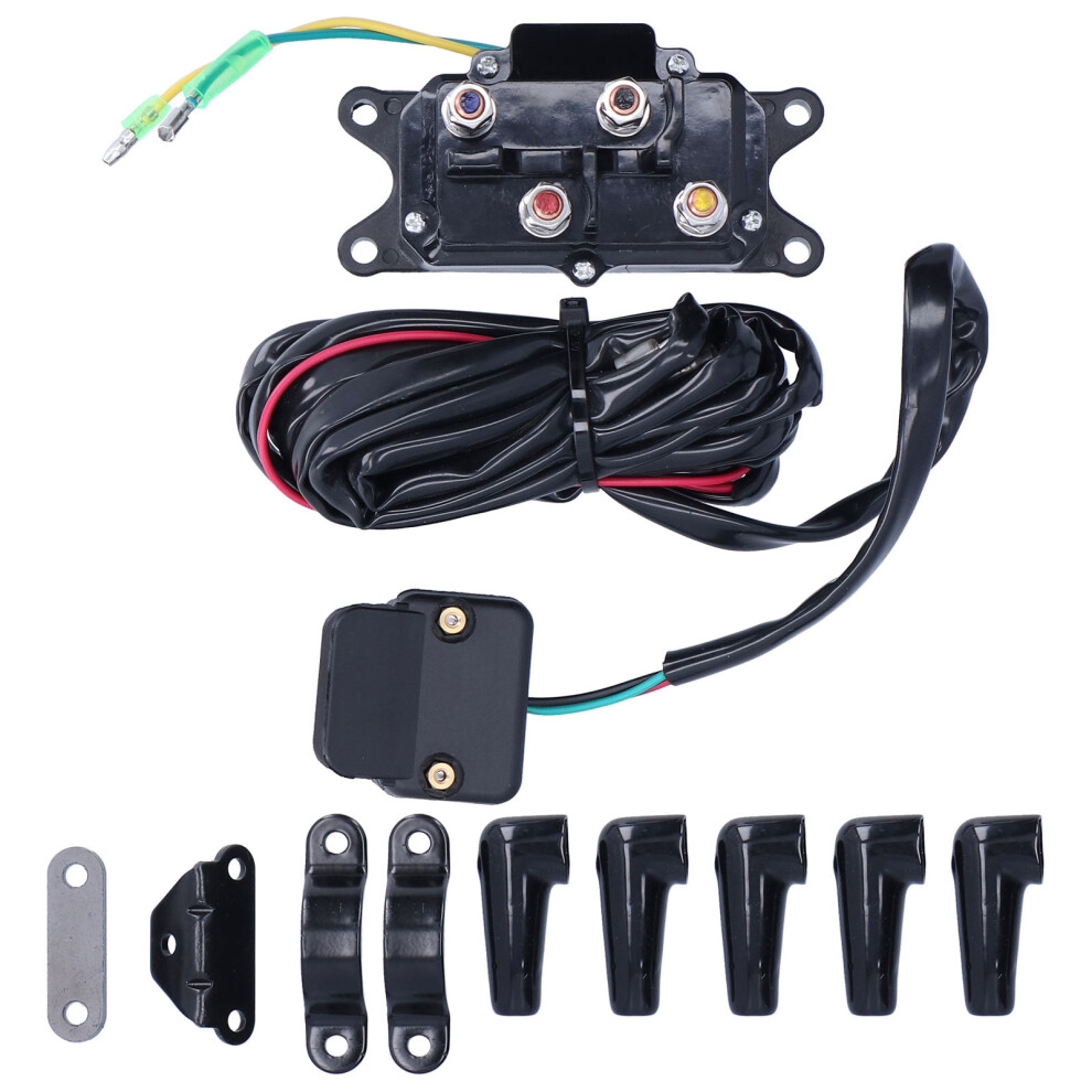 Atv Utv 12V 250A Winch Switch Mounting Brackets Contactor Relay Kit Australia 8781377783513