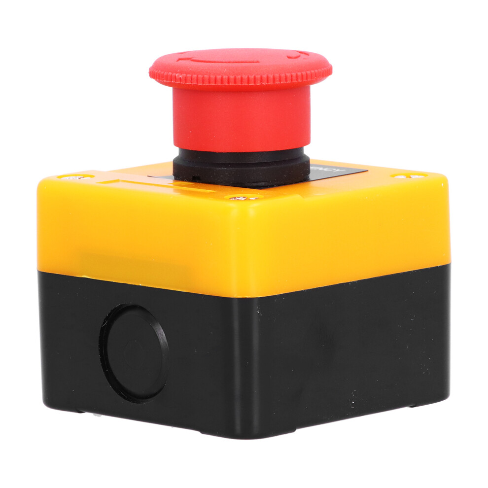 Waterproof 10A Emergency Stop Button Red Mushroom Elevator Push Switch 1No 1Nc 4191377733427