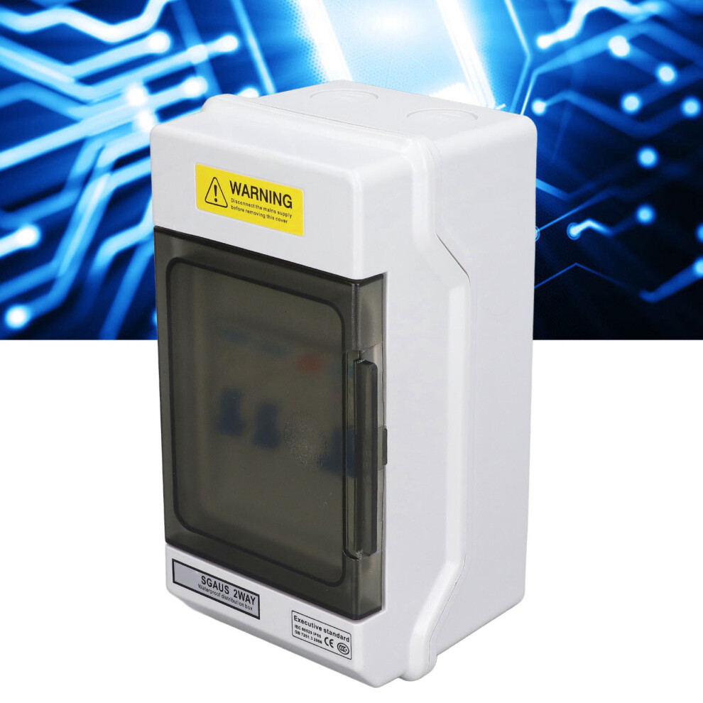 Ip66 2 Way Circuit Breaker 40A Mini Rcd+2 Mcb 30Ma 230V Waterproof Au 7891382347233