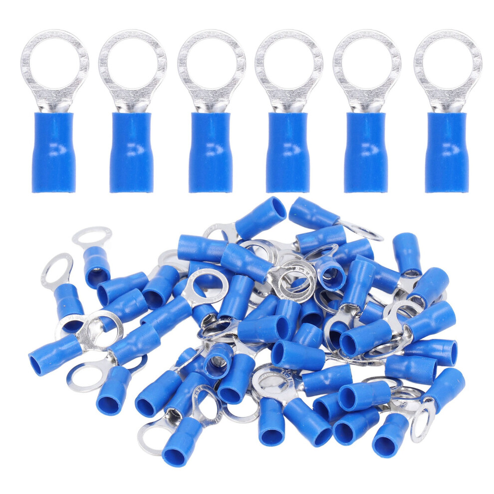 50 Stã¼Ck Isolierte Ringkabelschuhe, Elektrische 7406045882541