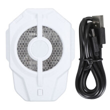 Gamingtelefonkylare LED-temperaturdisplay, kylfläkt med uppladdningsbart batteri universalklämma halvledarkylning ultratysta RGB-lysdioder