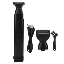 Electric Back Razor, Electric Back Razor, Cordless Foldable Body Back Hair Removal for Men, 14.7 Inches