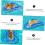 Thick Inflatable Pet Float Swimming Pool Bed, Dog Pool Floating Bed, Easy Inflate Deflate, Compact Storage 5