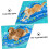 Thick Inflatable Pet Float Swimming Pool Bed, Dog Pool Floating Bed, Easy Inflate Deflate, Compact Storage 2