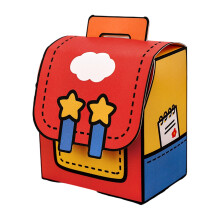 Backpack, Handheld Gift Box, Paper Bag, Gift Storage Box-Red