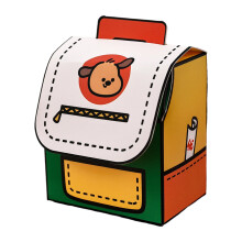 Backpack, Handheld Gift Box, Paper Bag, Gift Storage Box-White