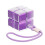 Magnetic Pellet Arranger, Cube Pellet Container, Weekly-Purple 1