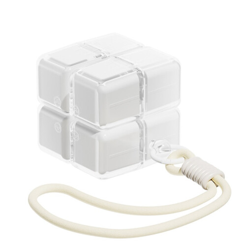 Magnetic Pellet Arranger, Cube Pellet Container, Weekly-White
