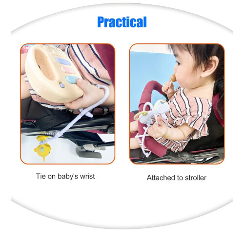 Baby dummy strap  婴儿奶嘴挂绳  
Outdoor adjustable dummy chain  户外可调奶嘴链 2