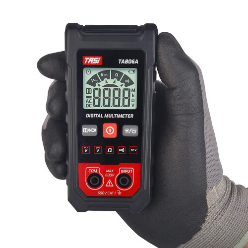 TA806A Multimeter Compact ABS Housing Auto Recognition Home And Office Use Multifunctional Electrical Tester 2