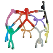 Fidget Magnets, Translucent Silicone Magnetic Toy, Travel Fun, Office, 10 Pieces
