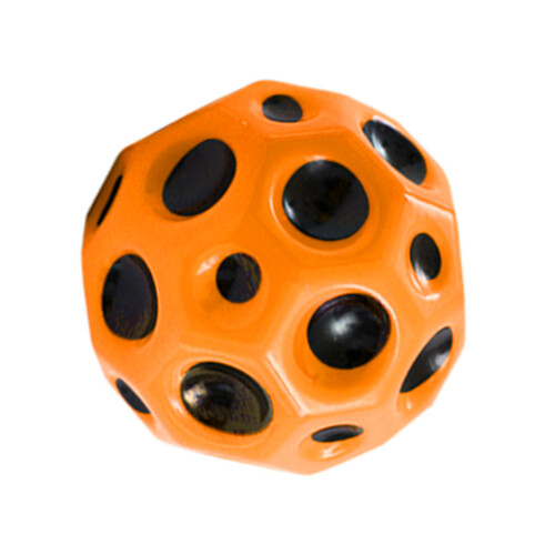 Versatile 66mm Orange Elastic Ball for Stress Relief and Exercise 1