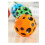 Versatile 66mm Orange Elastic Ball for Stress Relief and Exercise 8