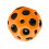 Versatile 66mm Orange Elastic Ball for Stress Relief and Exercise 1