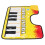 Bodenmatte für E-Pianos, lustig, entspannend, 8