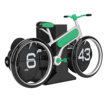 Fahrrad-Klappuhr, kreative automatische Klappuhr,