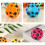 Versatile 66mm Orange Elastic Ball for Stress Relief and Exercise 10