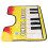 Bodenmatte für E-Pianos, lustig, entspannend, 4