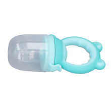 Baby-Entenfläschchen-Set 4 Stück Silikon-Schnullerketten Blau für Säuglinge