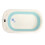 Faltbare Babybadewanne mit Temperatursensor, 14