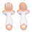 Baby Gabel Löffel Set Weiche PP Kurze Griffe Essen 4