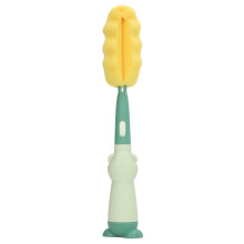 Set di Spazzole per Biberon in Silicone 3 in 1, Lavabili, Morbide, per Uso Domestico, Verde Duraturo