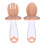 Baby Gabel Löffel Set Weiche PP Kurze Griffe Essen 2