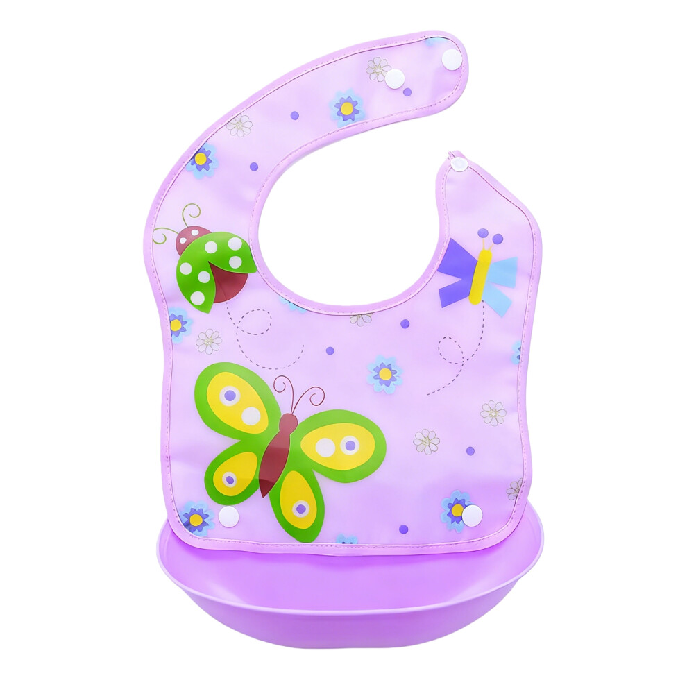 Baby-Fütterungslätzchen, zum Aufrollen, mit großer