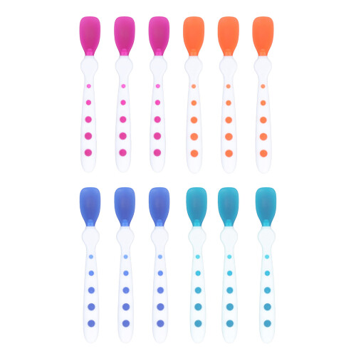 Fütterungslöffel-Set für Säuglinge, weiche Spitze,