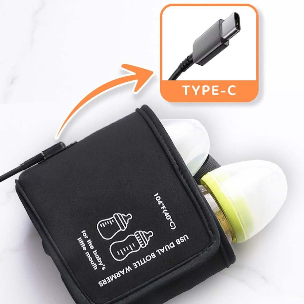 USB-Doppelflaschenwärmer, konstante Temperatur,