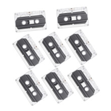 Pack of 8 Blank Cassettes, Music Cassettes, Mini Cassettes, Micro Cassette Player