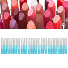20 pezzi, tubi per gloss labbra da 1,3 ml blu, contenitori liquidi portatili e mini
