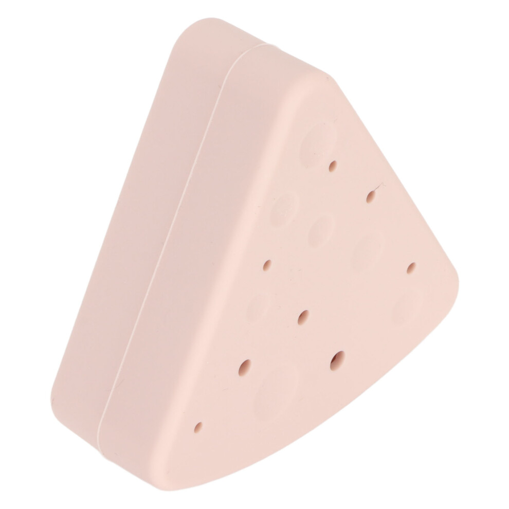 Silicone Triangle Powder Puff Case â Dual Use, Breathable, Portable Storage