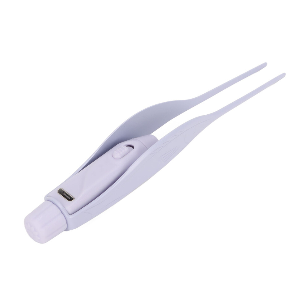 Purple/Light Usb Ear Cleaning Tweezers With 250Mah Rechargeable