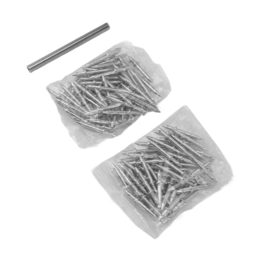 100 Stück Doppelkopf-Sockelleistengewinde, 2