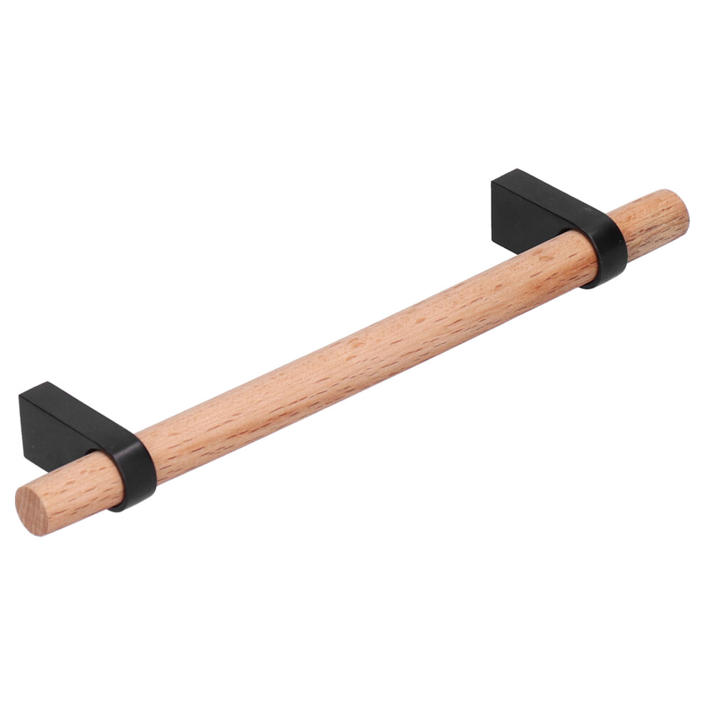 Modern Black Pine Drawer Handle For Wardrobe & Furniture Hardware 128 Hole Fit 7901378242258