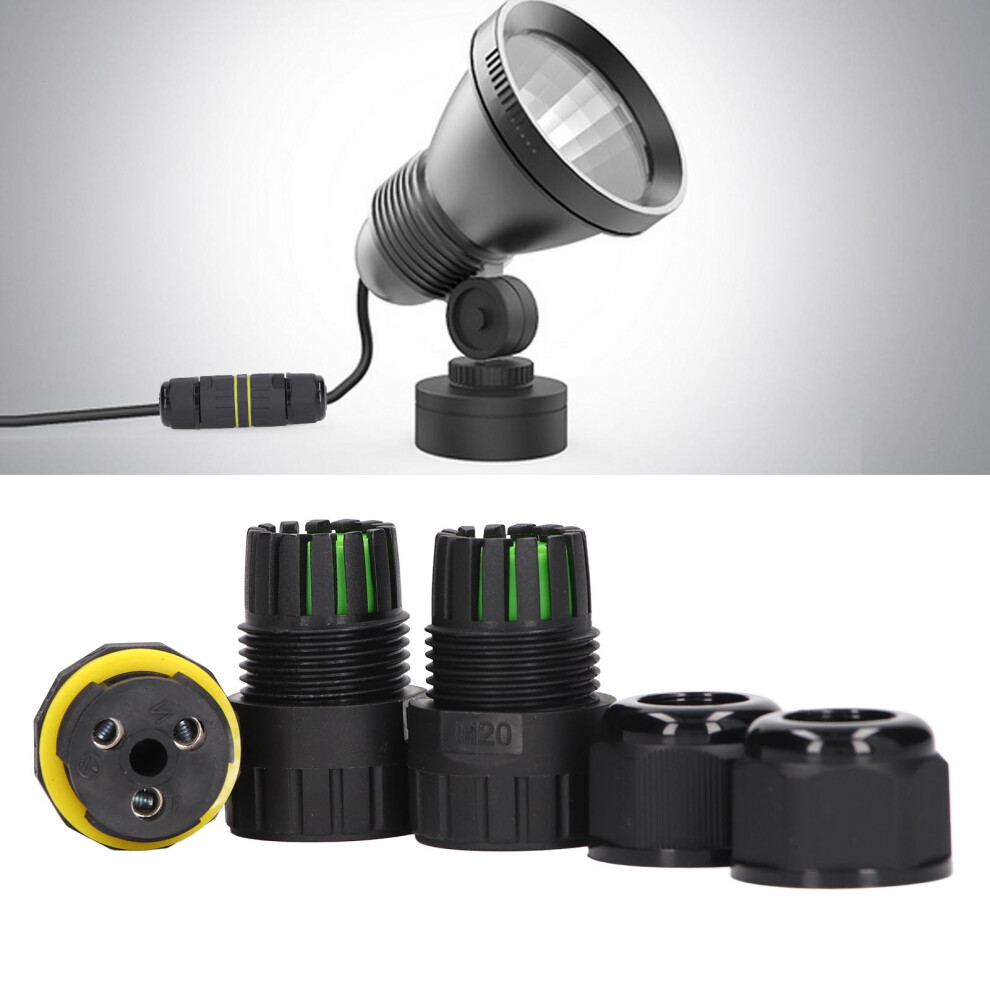 5Pcs Ip68 Wasserdichter Stecker 3 Pin Gerader 7751901292744