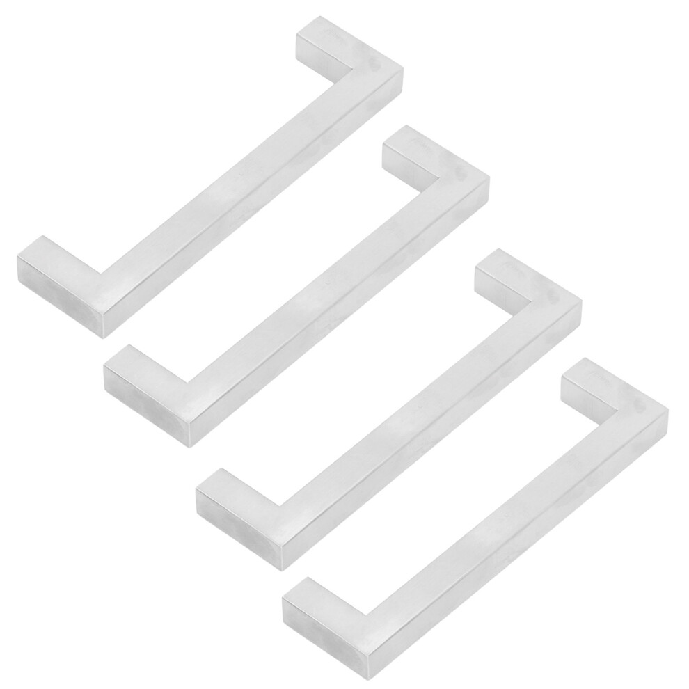 4Set Stainless Steel Cabinet Handles 12X12x160mm For Furniture Doors 9381383232235