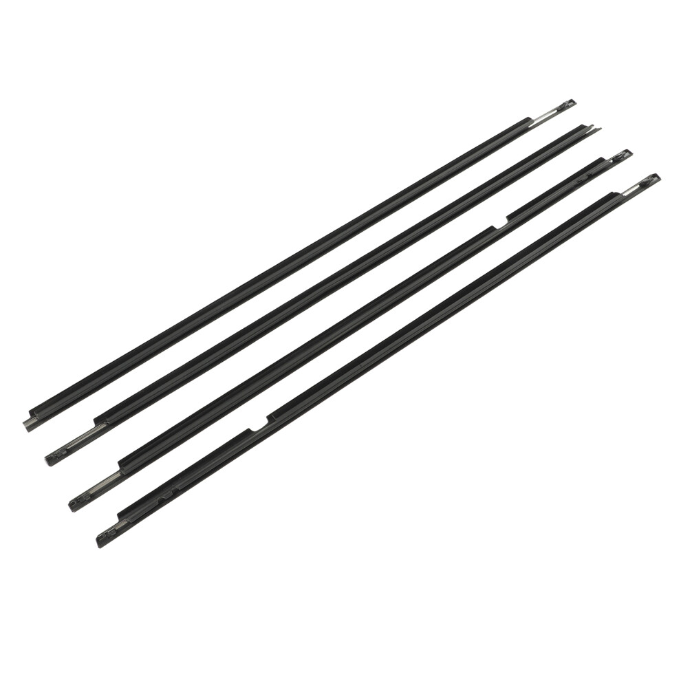 Weatherstrip Window Molding Trim For Toyota Corolla 2009-2012, Sealing Strip Door Outside Trim Replacement, High Density Felt With Uv Protect, 9190834553511