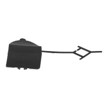 Rear Bumper Tow Hook Cover Black for Cayenne 92A 2015-2018