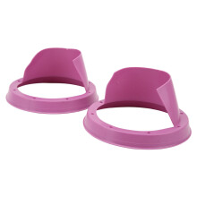 Kit de 2 haut-parleurs en silicone violet de 16,5 pouces pour camping-car et voiture