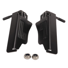 Pedane anteriori per modelli Jeep Wrangler JL JK TJ, struttura in acciaio inossidabile resistente alla corrosione, design con striscia antiscivolo,