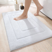 Extra Soft and Comfy Bath Mats, Fluffy and Comfortable Under Feet Ultra Absorbent Microfiber Polyester Non Slip Bath Rugs with Machine Washable Featur