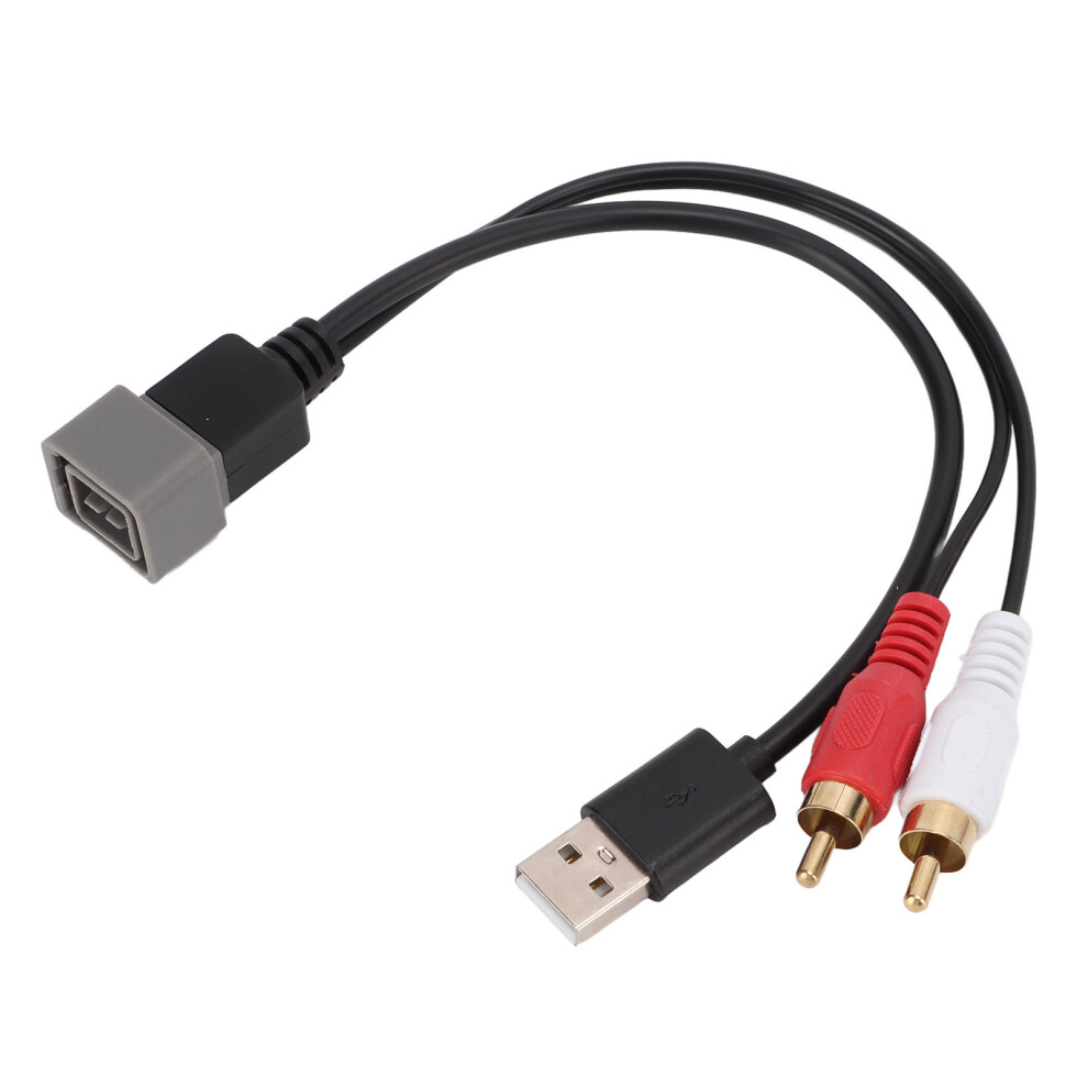 View Images And Videos Through Usb To Rca Cable, Premium Composite Adapter With Av Equipment Connection, Signal Transmission Optimized Stereo Audio 9437117489311