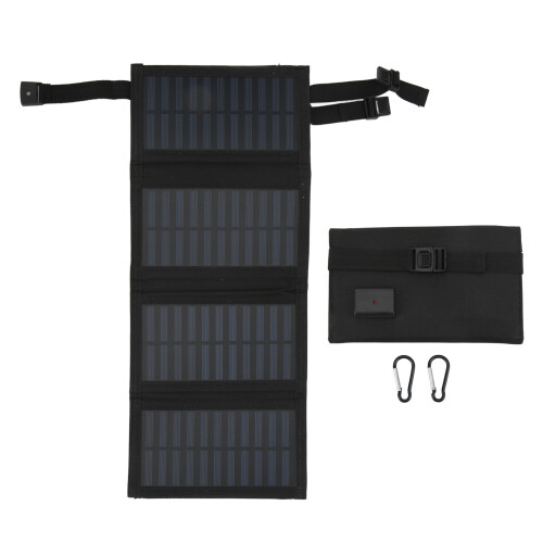 USB-C Output Solar Panel Charger Portable Camping Solar Panel With IP67 Dustproof Foldable Design High Solar Conversion Rate For Emergency Kit Use