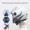 Ενδοτηλέφωνο Bluetooth Μοτοσικλέτας για Snowmobile και Ποδήλατο Παραλίας με Στερεοφωνική 7