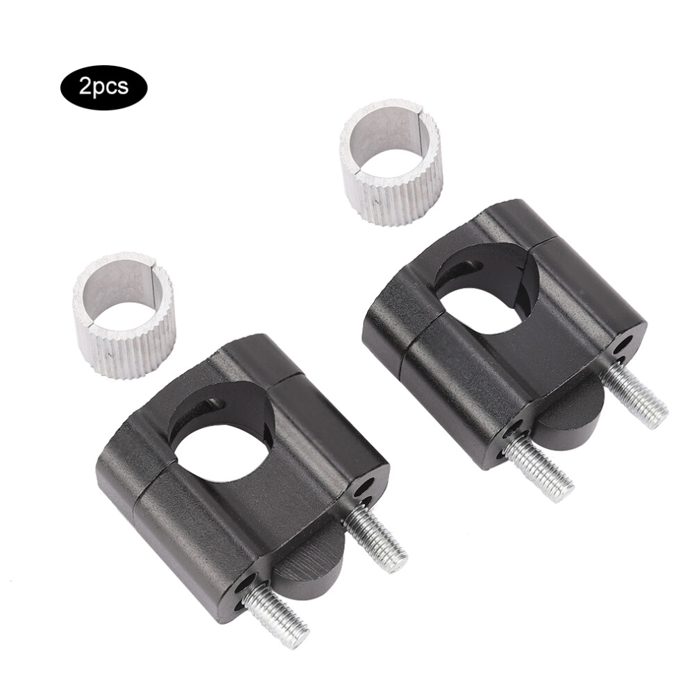 Motorcycle Handlebar Riser Clamps Gorgeous Anodized Surface Without Fading Universal Handlebars Clamp Riser Solid Construction But Weight Light 9437117576790